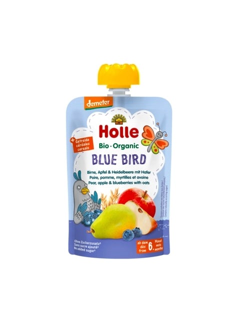 Holle - Organic Baby Food Pouch, Blue Bird, 100g