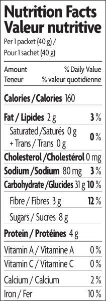 Nature's Path - Gluten-Free Brown Sugar Maple Oatmeal, 320g