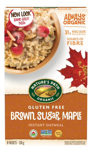 Nature's Path - Gluten-Free Brown Sugar Maple Oatmeal, 320g