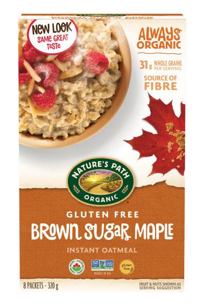 Nature's Path - Gluten-Free Brown Sugar Maple Oatmeal, 320g