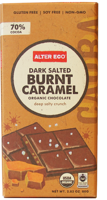 Alter Eco - Salted Burnt Caramel Chocolate, 80g
