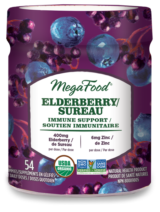 Mega Food - Elderberry Immune, 54 gummies