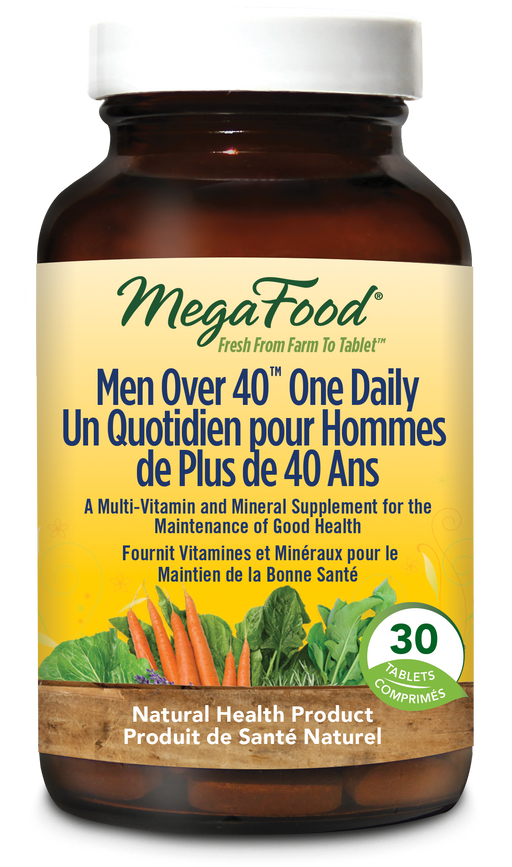Mega Food - Men Over 40 One Daily, 30 Tablets