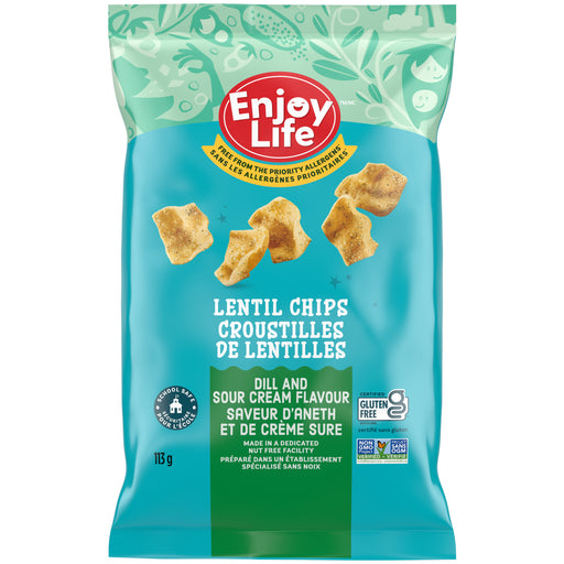 Enjoy Life - Lentil Chips, Dill & Sour Cream, 113g