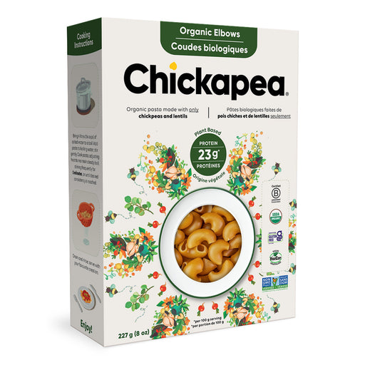 Chickapea Pasta - Organic Pasta Elbows, 227g