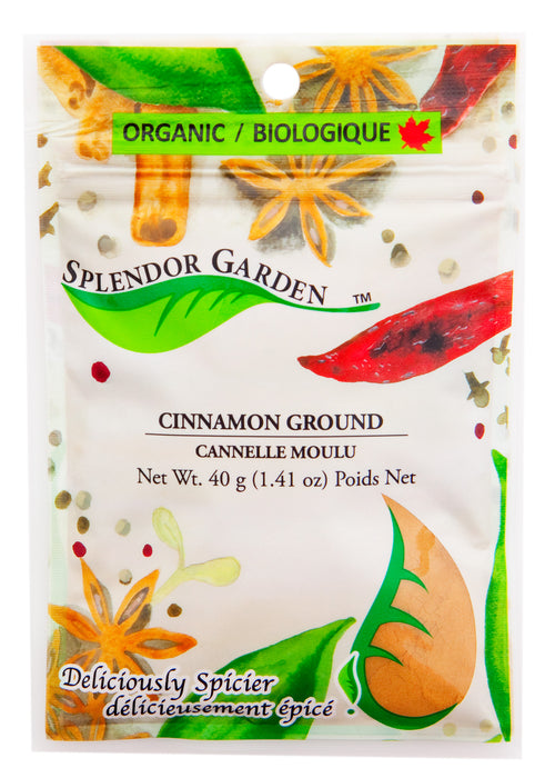 Splendor Garden - Organic Cinnamon - Cassia, Ground, 40g