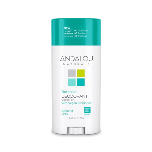 Andalou Naturals - Botanical Deodorant, Coconut Lime, 75g