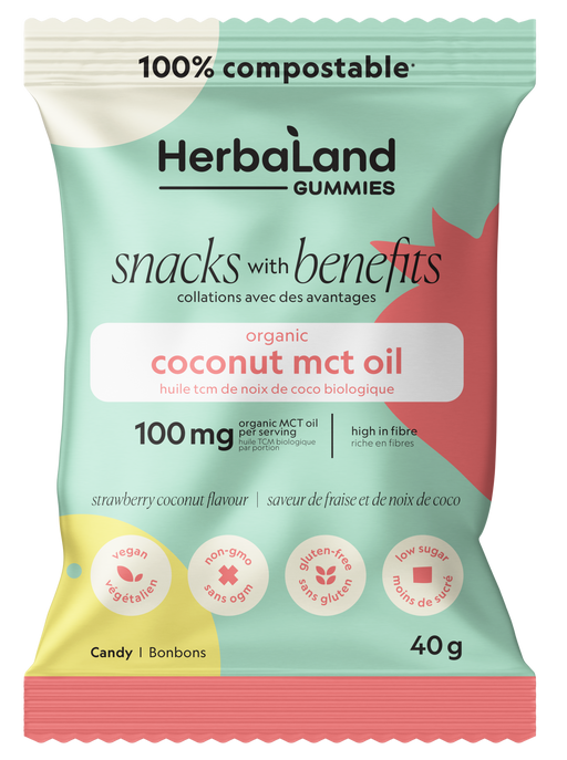 Herbaland - Coconut MCT Oil Gummies, 50g