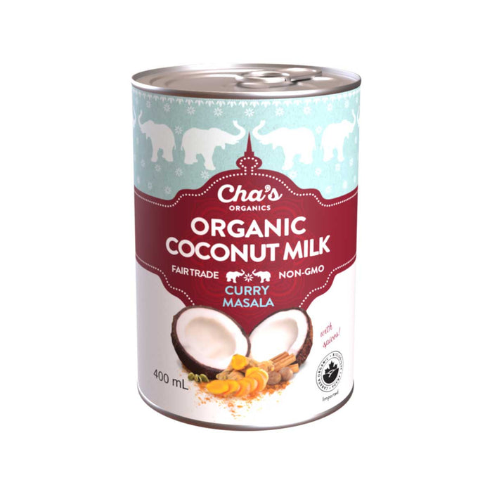 Cha's Organics - Curry Masala Coconut Milk, 400ml