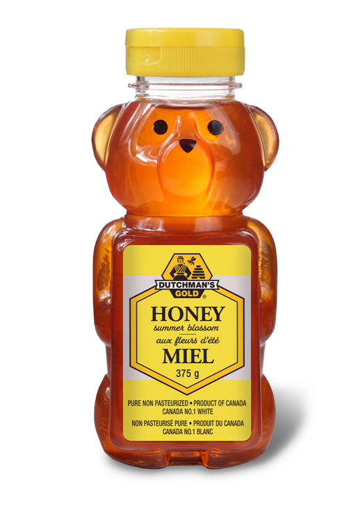 Dutchman's Gold - Summer Blossom Honey Bear, 375g