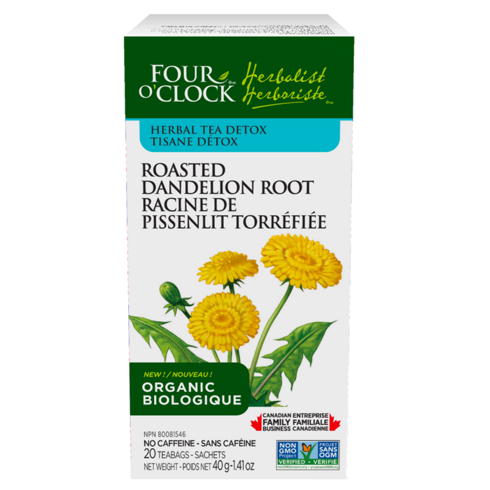 Four O'Clock - Herbal Tea, Roasted Dandelion Root, 20 bags