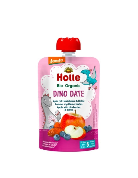 Holle - Organic Baby Food Pouch, Dino Date, 100g