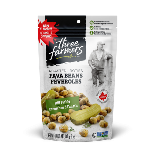 Three Farmers - Roasted Fava Beans, Dill Pickle, 140g