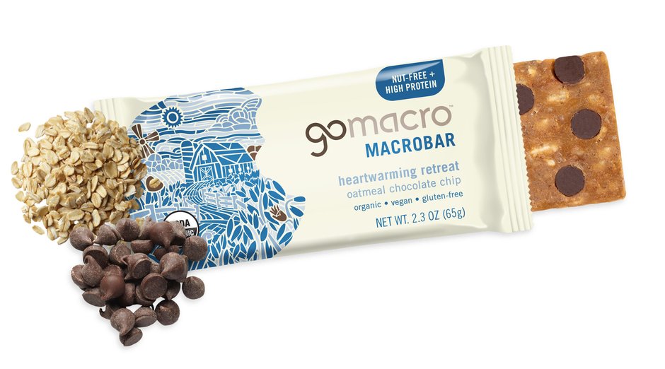 Go Macro Bars - Oatmeal Chocolate Chip, 65g