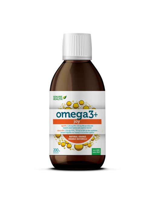 Genuine Health - Omega3+ Joy - Natural Orange, 200ml