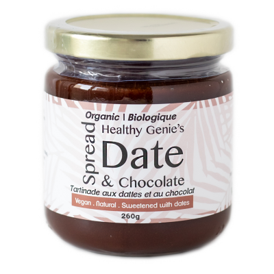Healthy Genie - Organic Spread Date & Chocolate, 260g