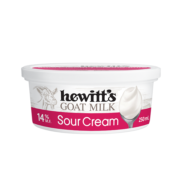 Hewitt's Dairy Goat Milk Sour Cream, 250 mL — Goodness Me!