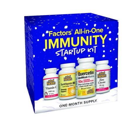 Natural Factors - Immunity Startup Kit, 90tabs + 120 Softgels
