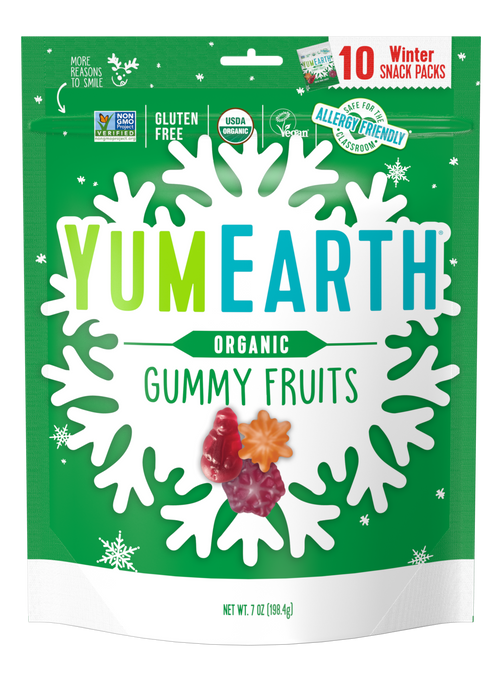 Yum Earth - Organic Holiday Gummy Fruits, 198g