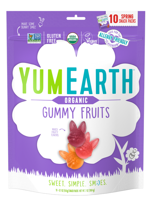 Yum Earth - Organic Easter Gummy Fruits, 247g