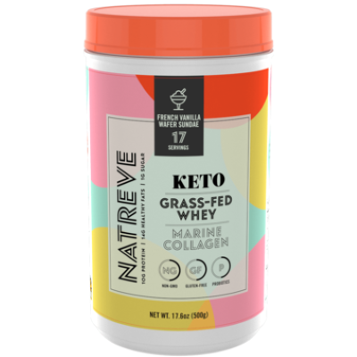 Natreve - Keto Collagen, French Vanilla, 500g