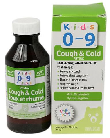 Homeocan - Cough & Cold Phytux Kids 0-9, 100ml