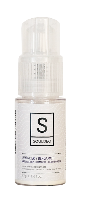 SoulDeo Naturals - Dry Shampoo, Lavender Bergamot, 47 g
