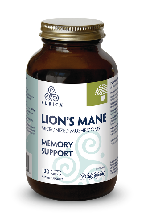 Purica - Lion's Mane Mushroom, 120 Caps