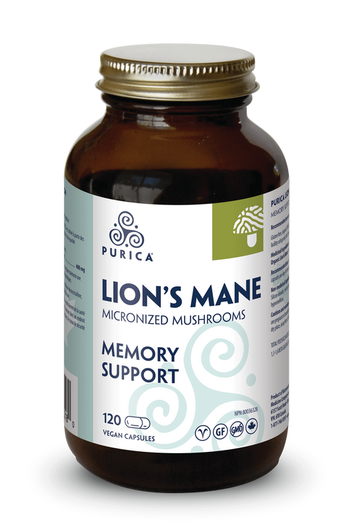 Purica - Lion's Mane Mushroom, 120 Caps