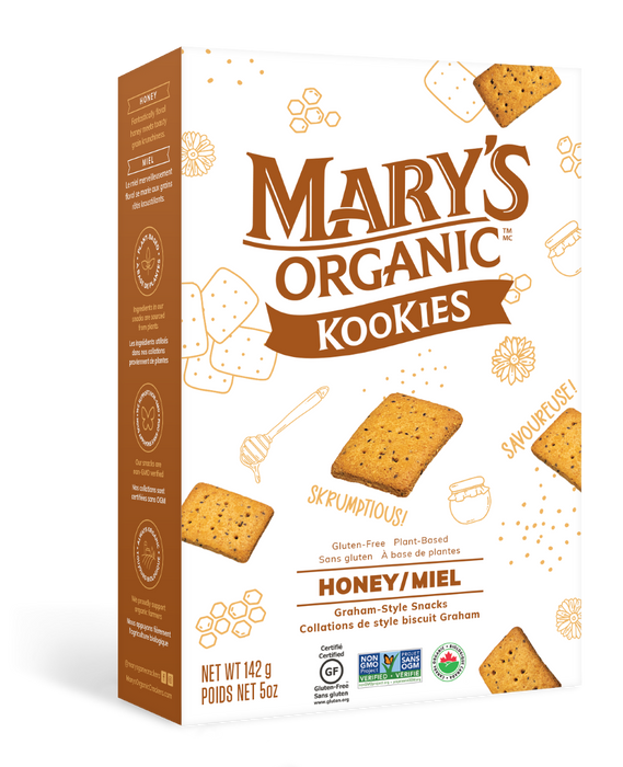 Mary's Organic - Graham Style Kookies, Honey, 142g