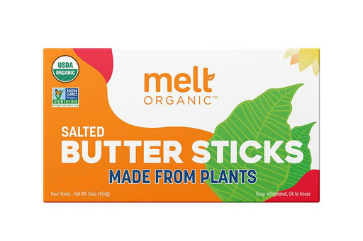 Melt Organic - Salted Butter Sticks Made from Plants, 454g
