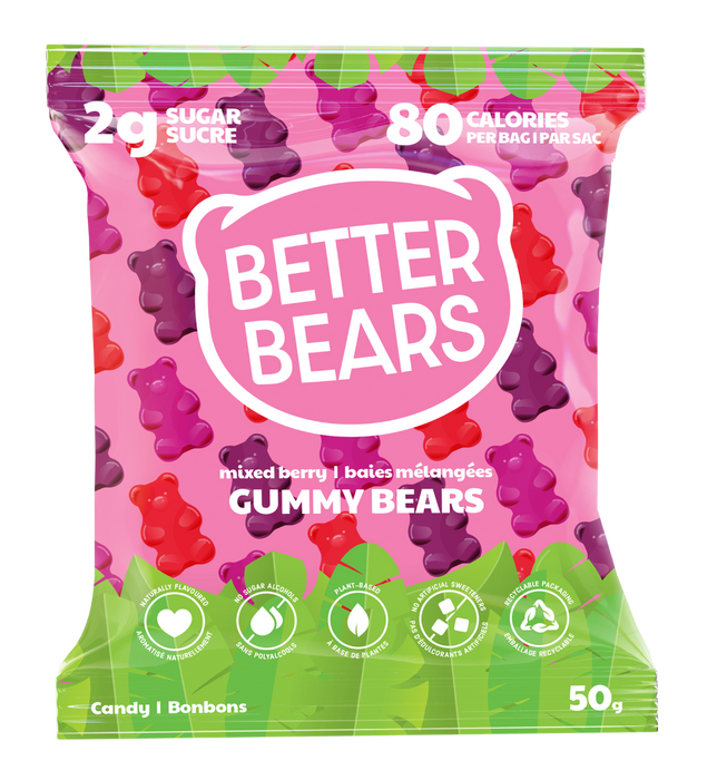 Better Bears - Vegan Gummy Bears, Mixed Berry, 50g