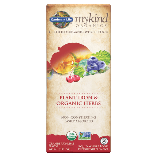 Garden of Life - mykind Plant Iron & Organic Herbs, 240ml