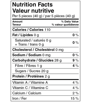 Left Coast Organics - Organic Dried Mango, 400g