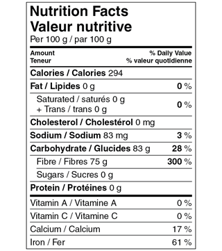 Left Coast Organics - Organic Psyllium Husk, 500g