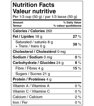 Left Coast Organics - Organic Chocolate Almonds, 300g