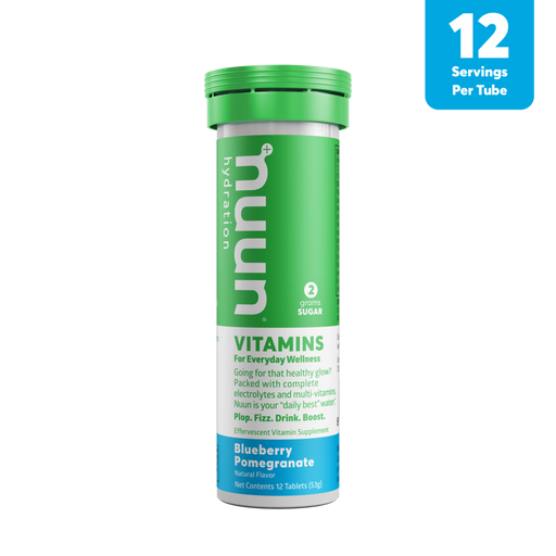 Nuun - Vitamin Tablets, Blueberry Pomegranate, 12 tabs
