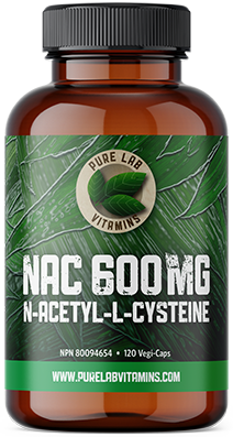 Pure Lab Vitamins - NAC 600MG, 120 caps
