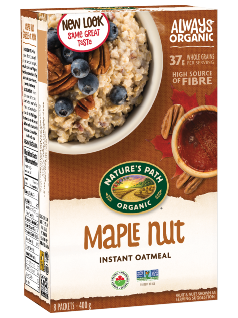 Nature's Path - Oatmeal, Maple Nut, 8x50g