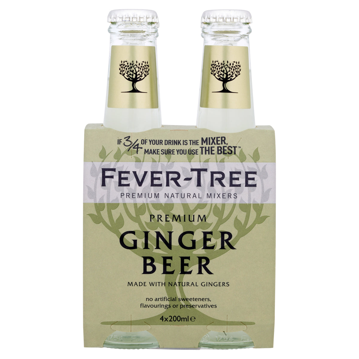 Fever Tree Ginger Beer - 4x200.0 ml