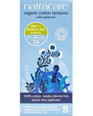 Natracare - Regular - Organic Tampons with Applicator 16 ct