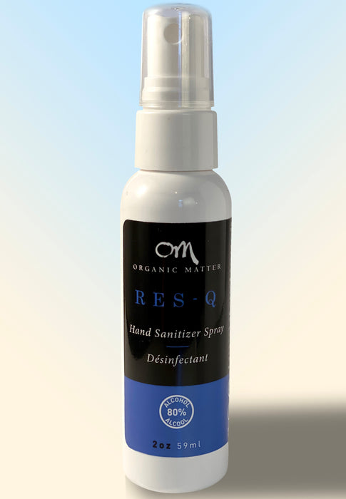 Organic Matter, Res-Q Hand Sanitizer Spray, 59ml