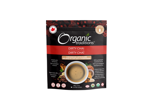 Organic Traditions - Functional Coffee, Dirty Chai, 100g