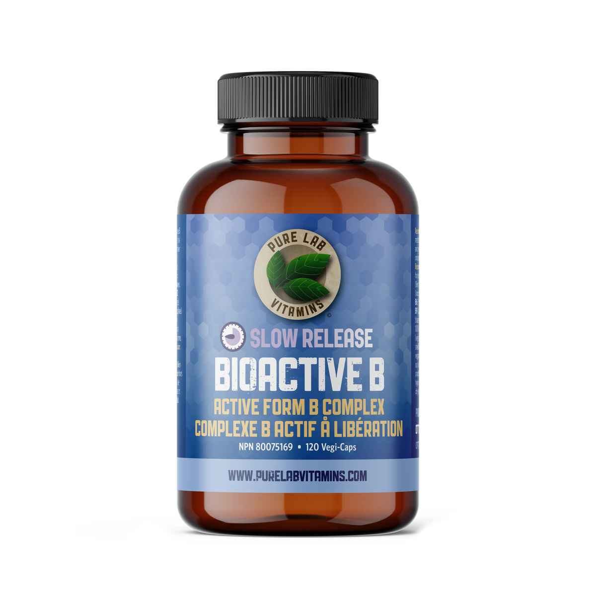 Pure Lab Vitamins - B complex slow release, 120caps — Goodness Me!