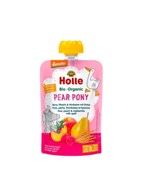 Holle - Organic Baby Food Pouch, Pear Pony, 100g