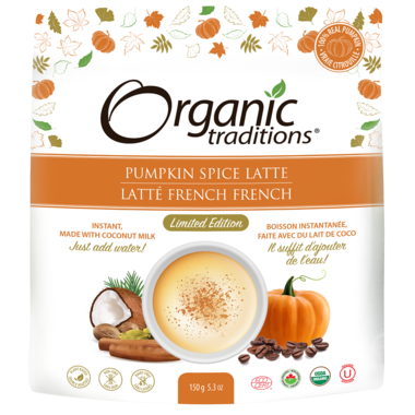 Organic Traditions - Latte, Pumpkin Spice, 150g