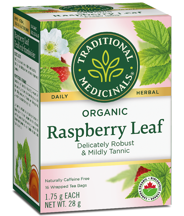 Traditional Medicinals - Organic Raspberry Leaf Tea, 16 Bags