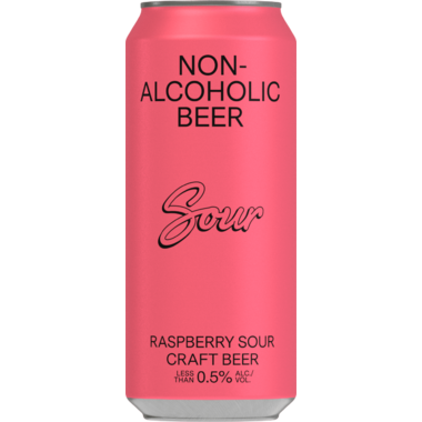 BSA - Non-Alcoholic Beer, Raspberry Sour, 473ml