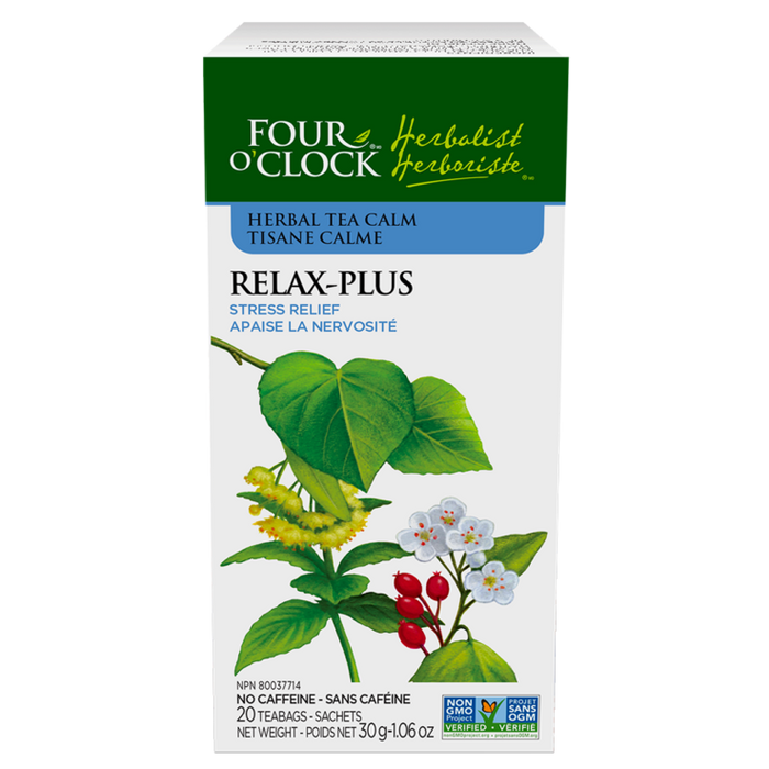 Four O'Clock - Herbal Tea, Relax-Plus, 20 bags