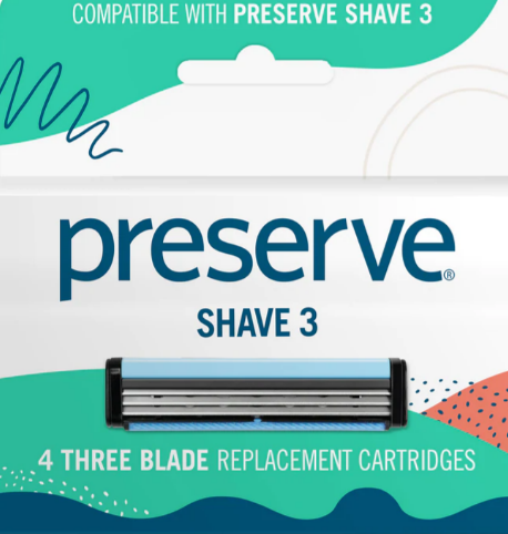 Preserve Products - Triple Blade Replacement, 4pk